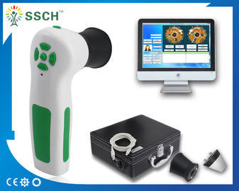 Weißer Kamera Iriscope Iridology USB-Haut-Scanner-Diagnosen-Analysator