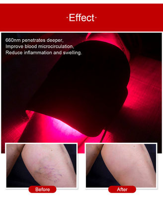 rote helle geführte Therapie-Infrarotauflage 660nm 850nm für Körper-Bein-Arm-Schmerzlinderung