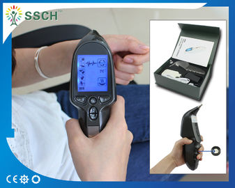 Schwarzer Vorgesundheits-Analysator mit Elektroden-Heizungs-Auflagen-Sonden für Akupunktur-Anregung