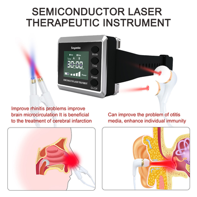 Medizinische 450nm 650nm kalte Laser-Therapie-Uhr zur Bluthochdruck-Steuerung