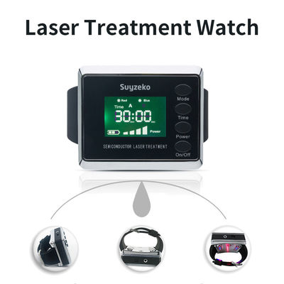 650nm 450nm Laser-Armbanduhr 220V für Diabetiker
