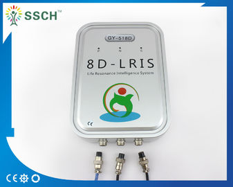 Professionelle silberne Portable 8D NLS IRIS Körper-Gesundheits-Analysator-Maschinen-klinische Version