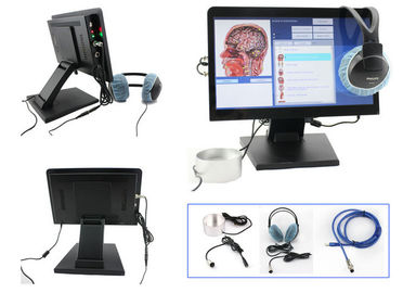 Schwarz-Touch Screen 8D Lris NLS Diagnosegesundheits-Analysator-Maschine für menschliche Leibesvisitation